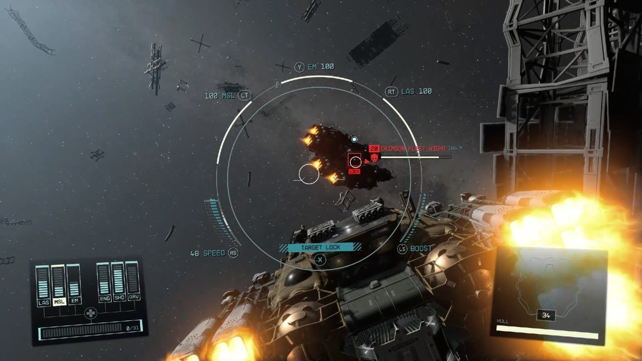 Starfield Space Combat and boarding