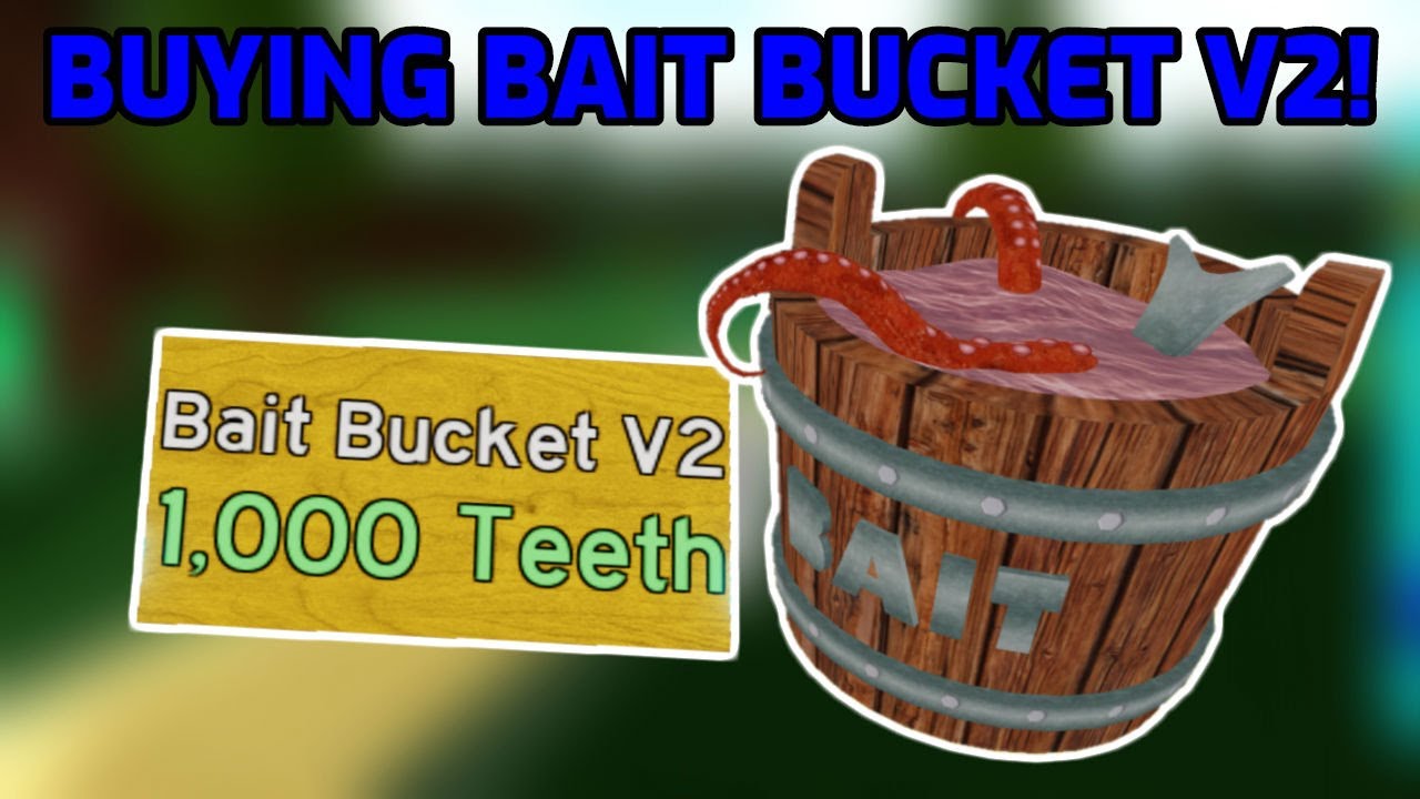 Buying The New Bait Bucket Sharkbite Roblox Youtube - roblox shark bait