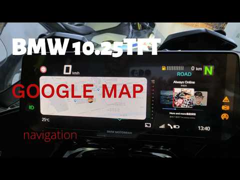 Cast to Moto Setup Guide | Google Maps on BMW R1300RT 10.25" TFT