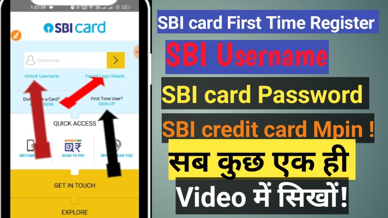 SBI Card User Name SBI Card Password Forgot First Time Register SBI sbi-card-user-name-sbi-card-password-forgot-first-time-register-sbi