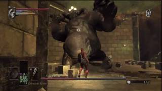 Demons Souls - Killing the Tutorial boss.
