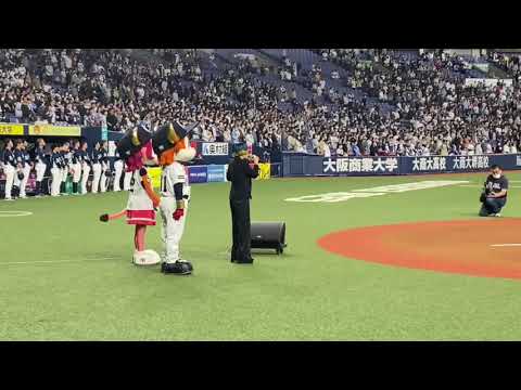 彩夢Ayame（18歳）#京セラドーム#国歌独唱　2023/04/23