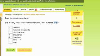 IXL Help Video 4th Grade A.01 #3