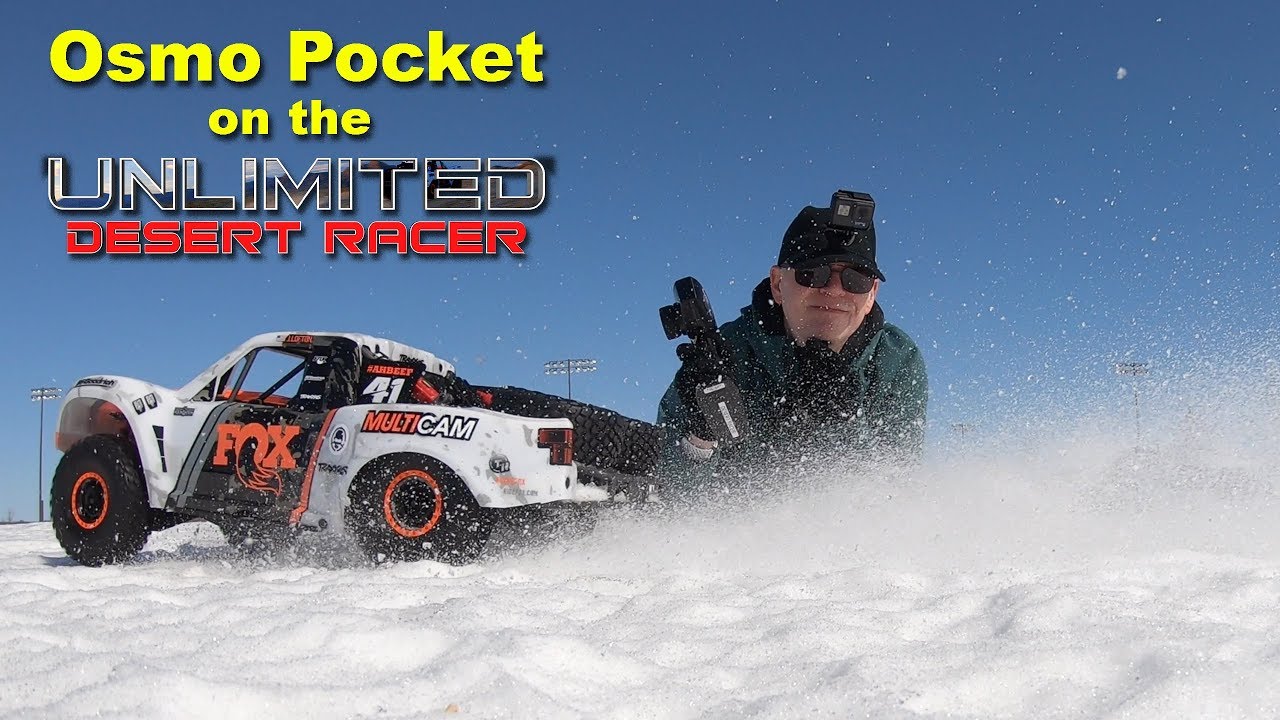 vdrl test I almost broke my OSMO Pocket - Stuck it on the Traxxas UDR at high speed.