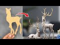 Deer craft ideas  cardboard craft ideas  showpiece  easy craft ideas  animal craft