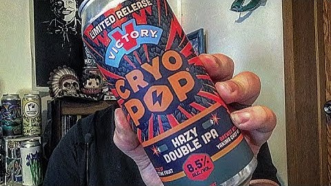 #296 Cryo Pop Hazy Double IPA Victory Brewing craft beer review #beer #beerreview