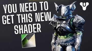 WHY IS NO ONE TALKING ABOUT THIS SHADER IN DESTINY 2 WITCH QUEEN (TRINITY)