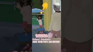 Anak Yatim Piatu Jadi Bintang Penyanyi Setelah Di Adopsi Kakek Tua Ini ! #sakuraschoolsimulator