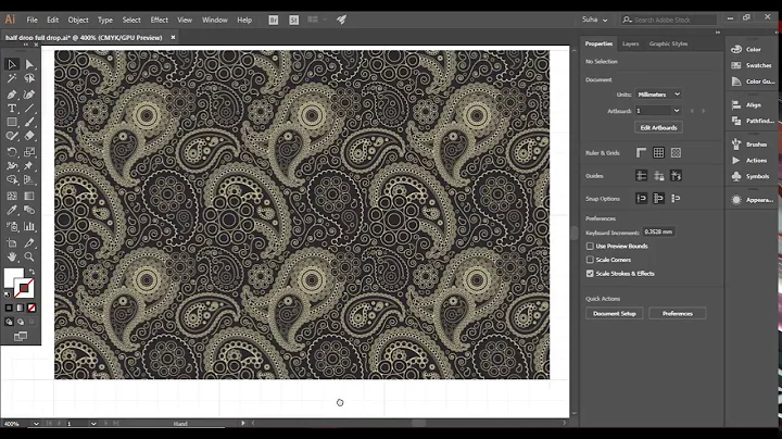 Half Drop & Full drop repeat explained