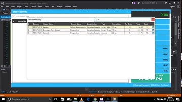 Part 48: POS And Inventory System For Pharmacy: Product Inquiry