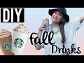 DIY Fall Starbucks Drinks 2015!!