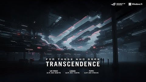 CES 2024 ROG Live Event - Transcendence | ROG