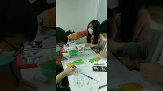 Ruang Seni Melukis Lidah Mertua Dengan Cat Air