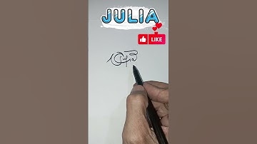 JULIA NAME AWESOME SIGNATURE  | TRENDY STYLES