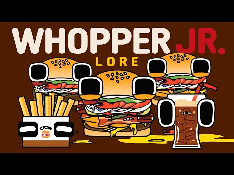 와퍼주니어 로어 Whopper Jr. Lore (Burger King)│Alphabet Lore meme