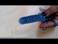 دروس تعليم الكروشية/كروشية غرزة العمود بلفة crochet stitch column roll