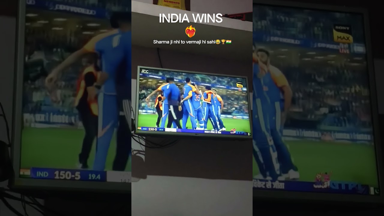 India wins 🏆🇮🇳❤️‍🔥 bharat pakistan match result 