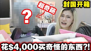 「巨大开箱」封国一个月花了$4,000都买了什么?! 姐姐竟然买了这么奇怪的东西!! (Ft. 淘宝开箱)