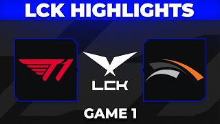T1 Vs Hle Game 1 Highlights Lck 2026 Rounds 3-4 T1 Vs Hanwha Life Esports