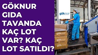 Göknur Gıda Tavanda Kaç Lot Var? Kaç Lot El Değiştirdi? Tavan Süresi Ne Olur?