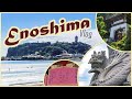 La isla de Enoshima - Excursión de un día fuera de Tokyo - | Vlog 3 | 江の島岩屋