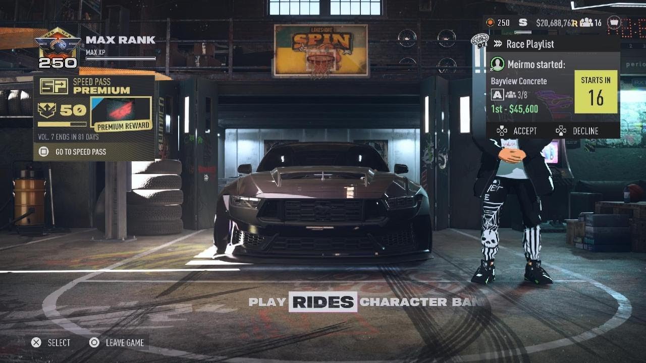 S Class Racing Mustang Darkhorse|S class race|Need for Speed Unbound - YouTube