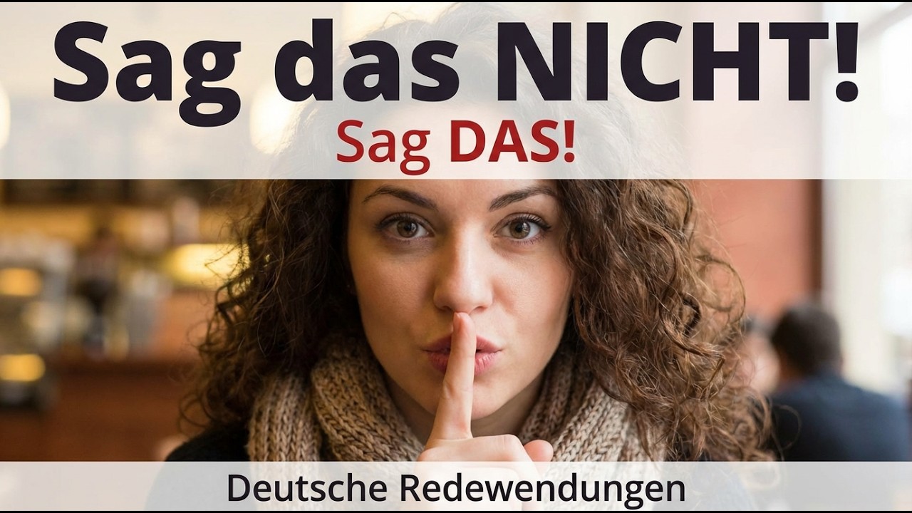 Das Geheimnis der Muttersprachler: Diese 30 Redewendungen verändern dein Deutsch