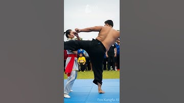 SHOCKING ENDING! Giant Strongman Overpowers Female Master | Fox Kung Fu AI
