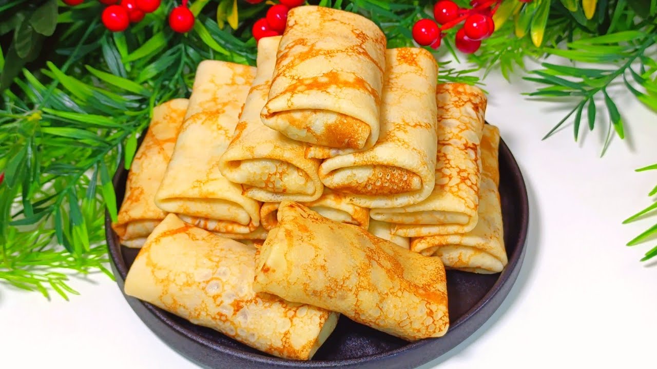 КАК ЖЕ ЭТО ВКУСНО!  Тонкие блинчики с вкуснейшей начинкой! Понравится всей семье!