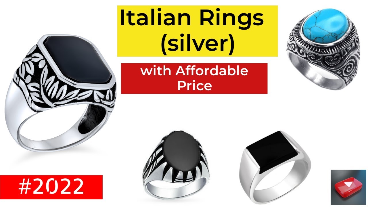 Italian rings available in stock
