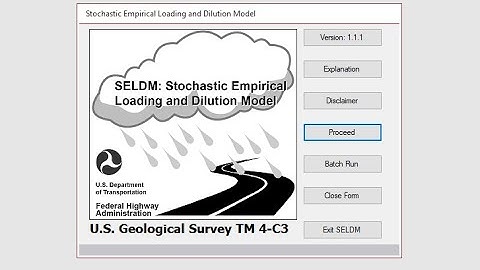 SELDM virtual class webinar 12/01/2022 Basic hydrology, water quality, and dilution factors