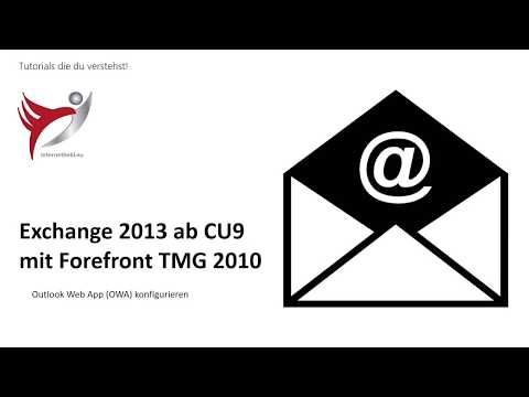 Exchange 2013 mit Forefront TMG 2010 - Outlook OWA