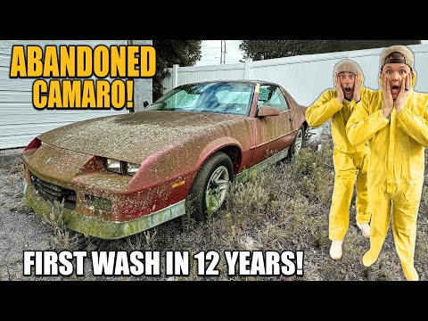 First Wash In 12 Years: Barn Find Camaro Ft. Robby Layton! | Car Detailing Restoration