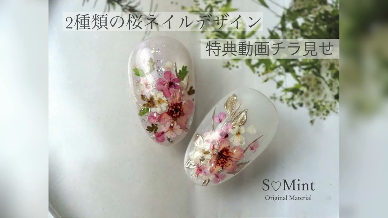 ネイルアート教材セット 5冊 限定】Nailbook&S♡Mintのコラボセットの特典動画をチラ見せ！ - YouTube