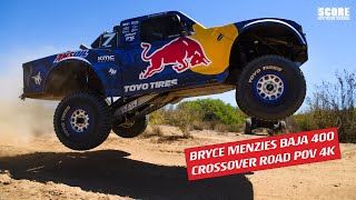 Bryce Menzies: 2023 Baja 400 CROSSOVER ROAD POV || 4K