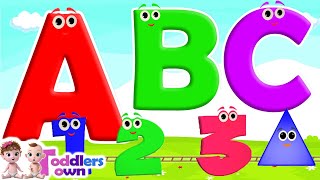 Learn ABC Phonics Shapes Numbers Colors | Preschool Learning Videos For 3 Year Olds | #kidsvideos