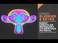 Blender &amp; Eevee - Easily Create An Iridescent or Infrared Material