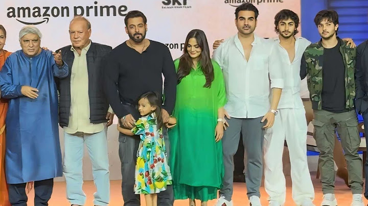 Angry Young Men | Official Trailer Launch | Salman Khan, Salim Khan, Javed Akhtar, Farhan, Zoya