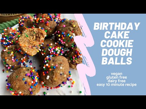 birthday-cake-cookie-dough-balls-|-vegan,-gluten-free,-dairy-free,-easy-10-minute-recipe