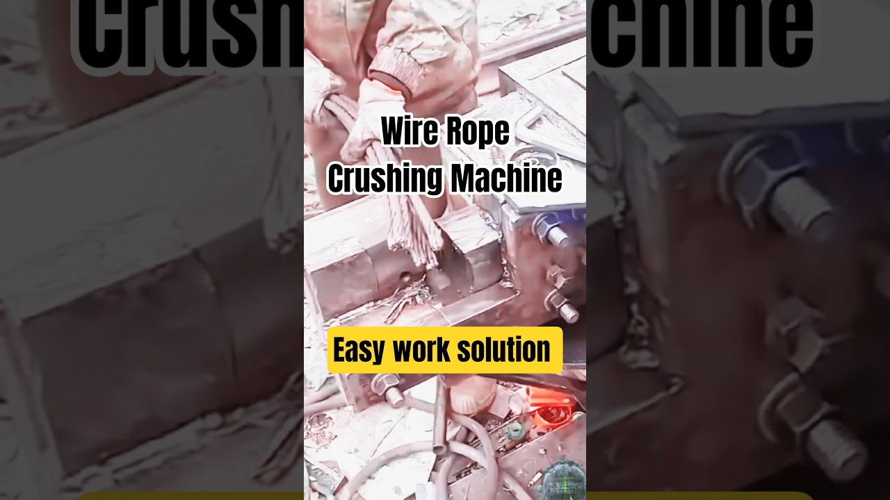 Промышленный резак для канатов: взгляд изнутри на технологию Crushing Force