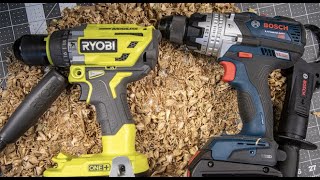 Array Alligevel Korrespondent Ryobi Vs. Bosch - YouTube