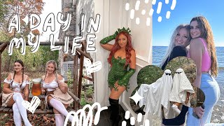 day in my life// therapy, couch shopping, halloween party