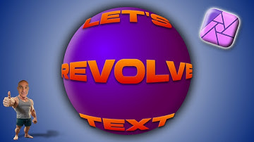Revolve Text Around A Sphere - Affinity Photo Tutorial