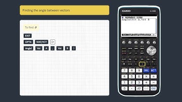 Working Out Angles Between Vectors with Casio