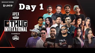 THUG INVITATIONAL TOURNAMENT HIGHLIGHTS APEX LEGEND MOBILE | DAY 1 | TEAM MAFIA @8bitMafia