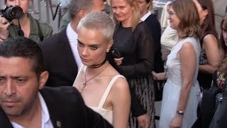 Cara Delevingne at Christian Dior 70th anniversary exhibit party in Paris