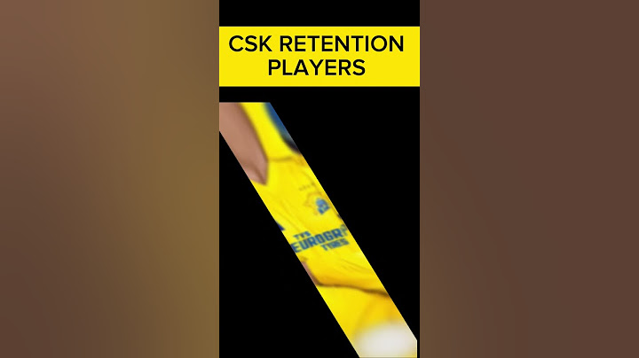 CSK Retention Players list 2025 | Chennai Super Kings | IPL 2025 Retention Players | #csk #msdhoni