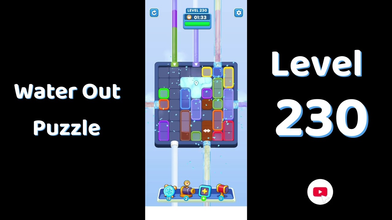 Water Out Puzzle Level 230 Walkthrough 💧 | Step-by-Step Solution | SolutionGuruji
