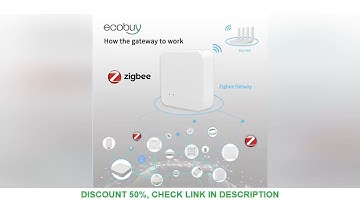 Tuya Smart Home Zigbee 3.0 Gateway Hub Wireless Bridge Smart Life APP Remote Control Automation Devi