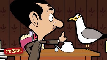 Mr Bean Befriends A Seagull | Mr Bean Animated Season 2 | Funny Clips | Mr Bean